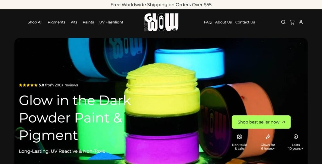 glow that wows elektronine parduotuve hero