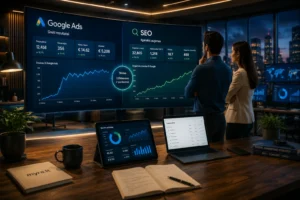 Google Ads ar SEO – ką rinktis verslui 2026 metais
