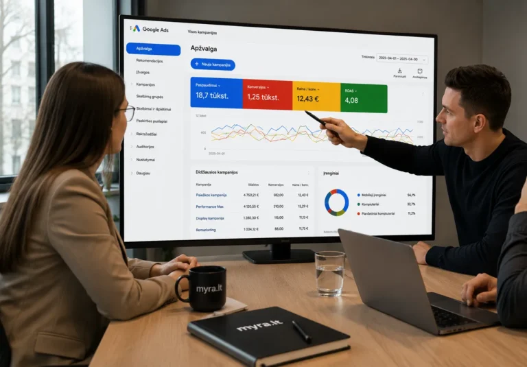 Google Ads specialistas ar agentūra – ką rinktis verslui