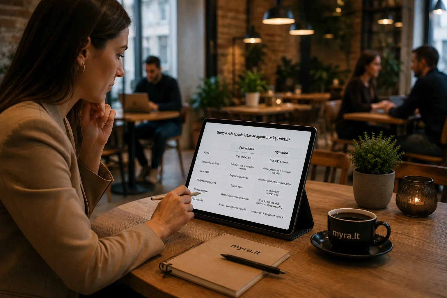 Kaip pasirinkti Google Ads specialistą arba agentūrą
