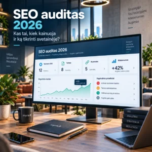 SEO auditas 2026 – svetainės analizė ir SEO audito kaina